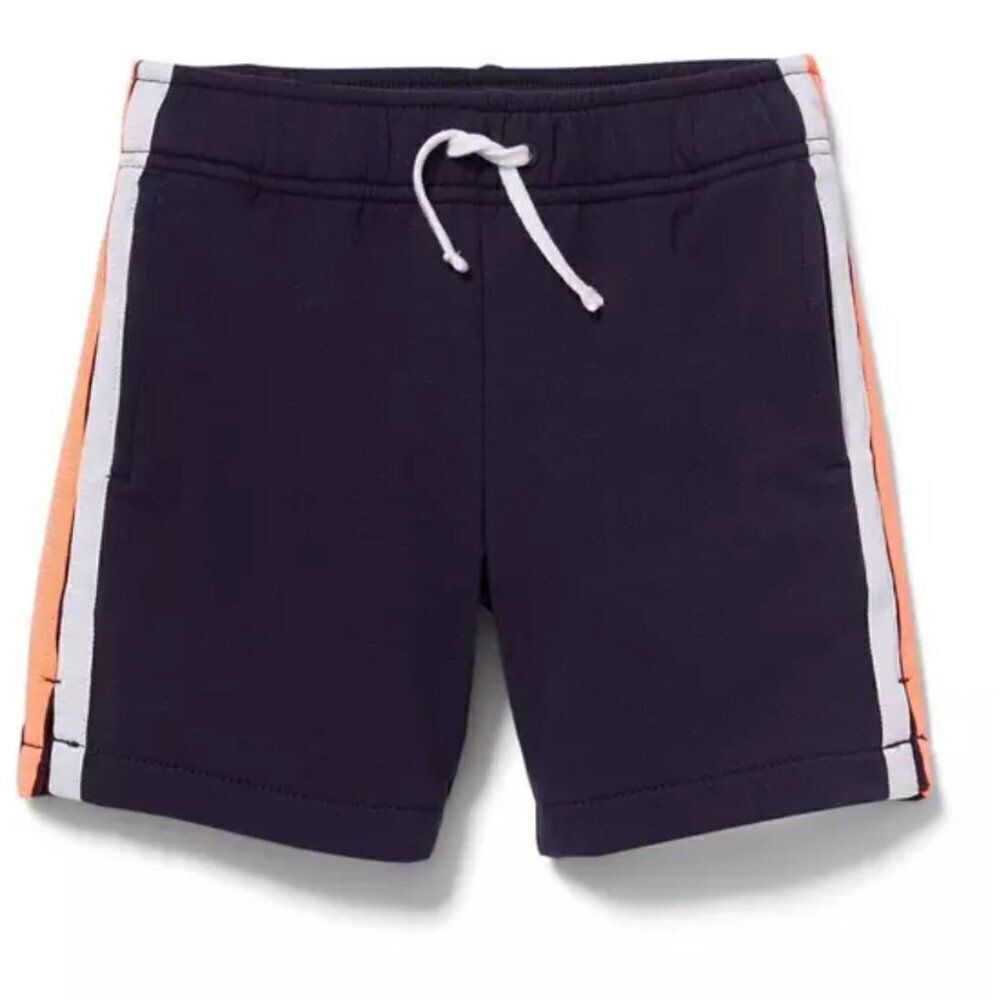 Janie and Jack 100034560 Stripe Knit Short - true navy NWT size 12-18 m